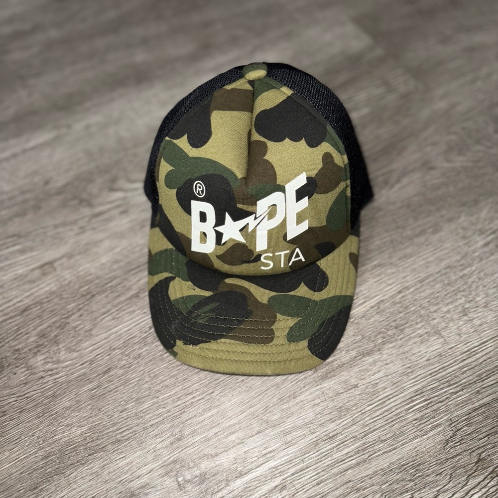 BAPE Camo Trucker Hat